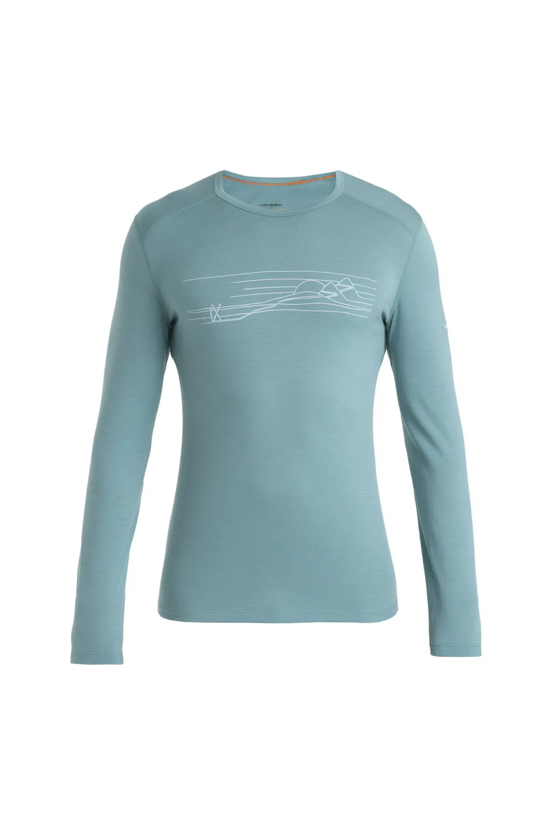 Mens Merino 200 Oasis LS Thermal Top Ski Stripes