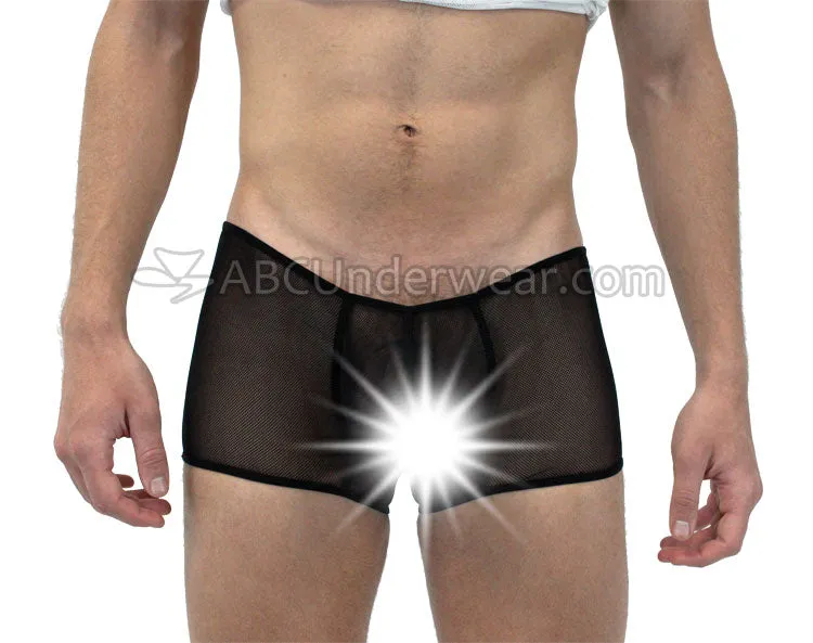 Mens Neo Sexy Mesh Trunk See-thru Underwear - BLOWOUT SALE!