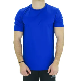 Men's Plain Solid Sport Top,Indigo