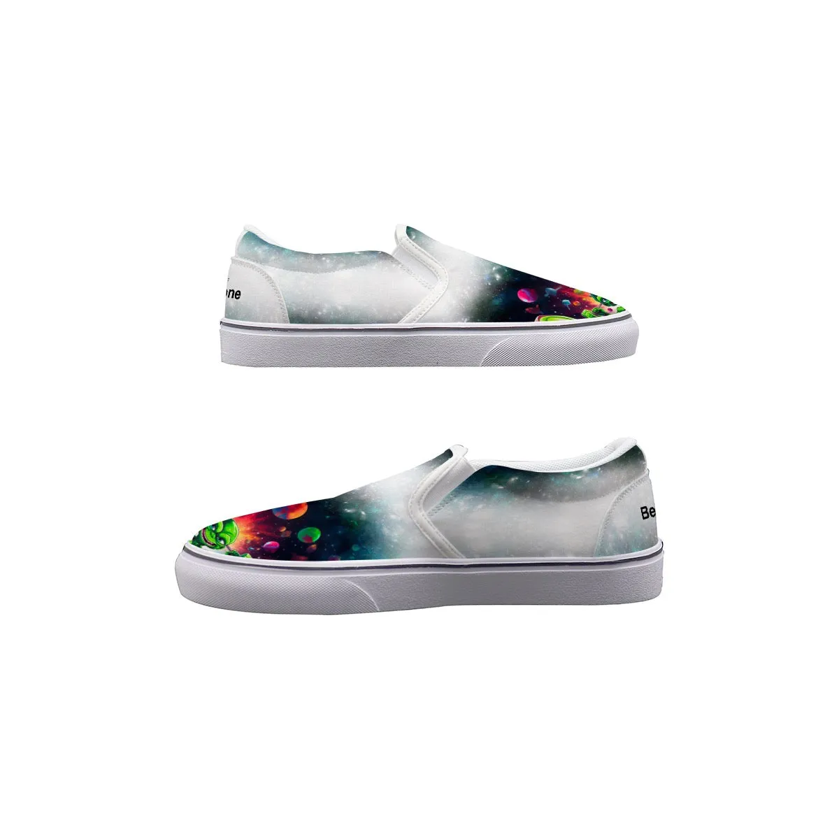 Men's Slip On Sneakers Beastzone alien print 124