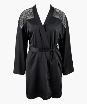 Midnight Whisper Kimono Noir