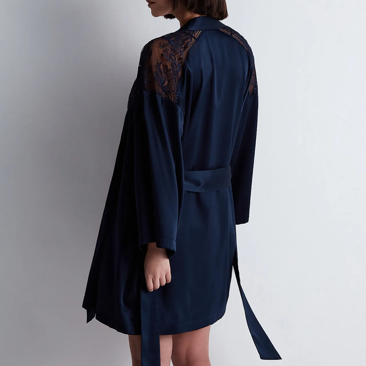 Midnight Whispers Kimono in Evening Blue