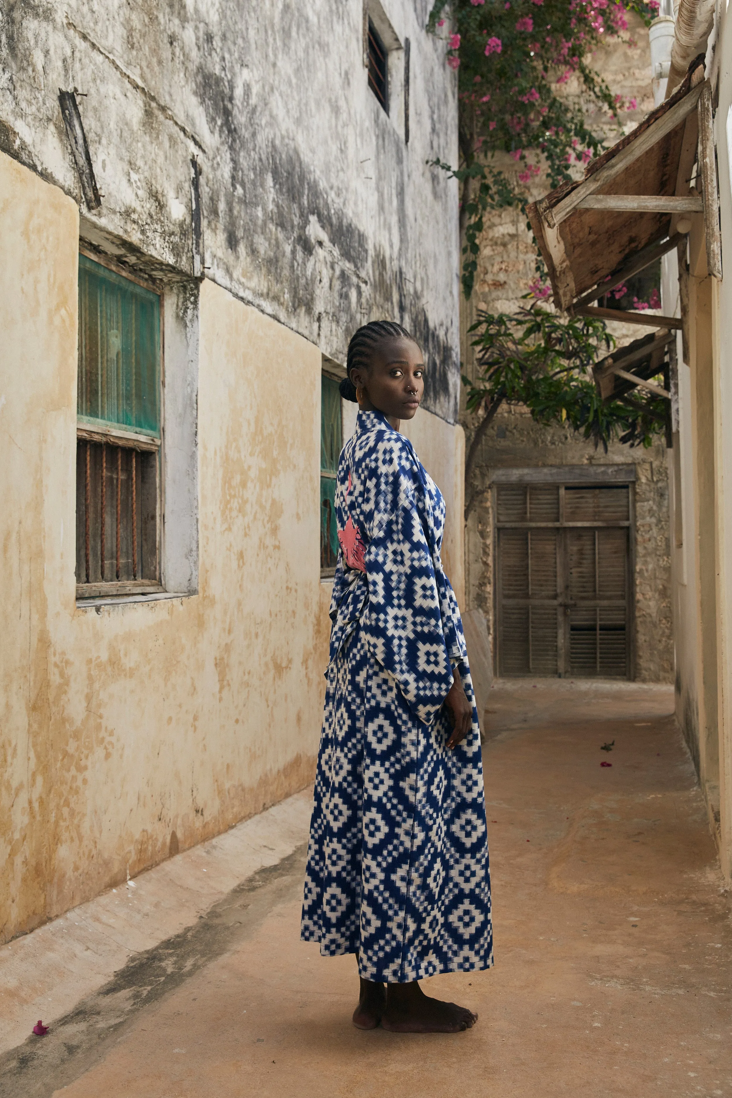 Mombasa Blue Kimono