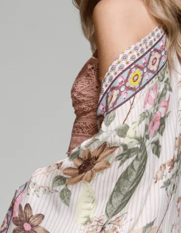 Moroccan Flower Cocoon Kimono