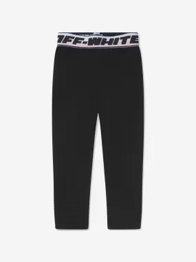 Off-White Girls Logo Band Leggings in Black