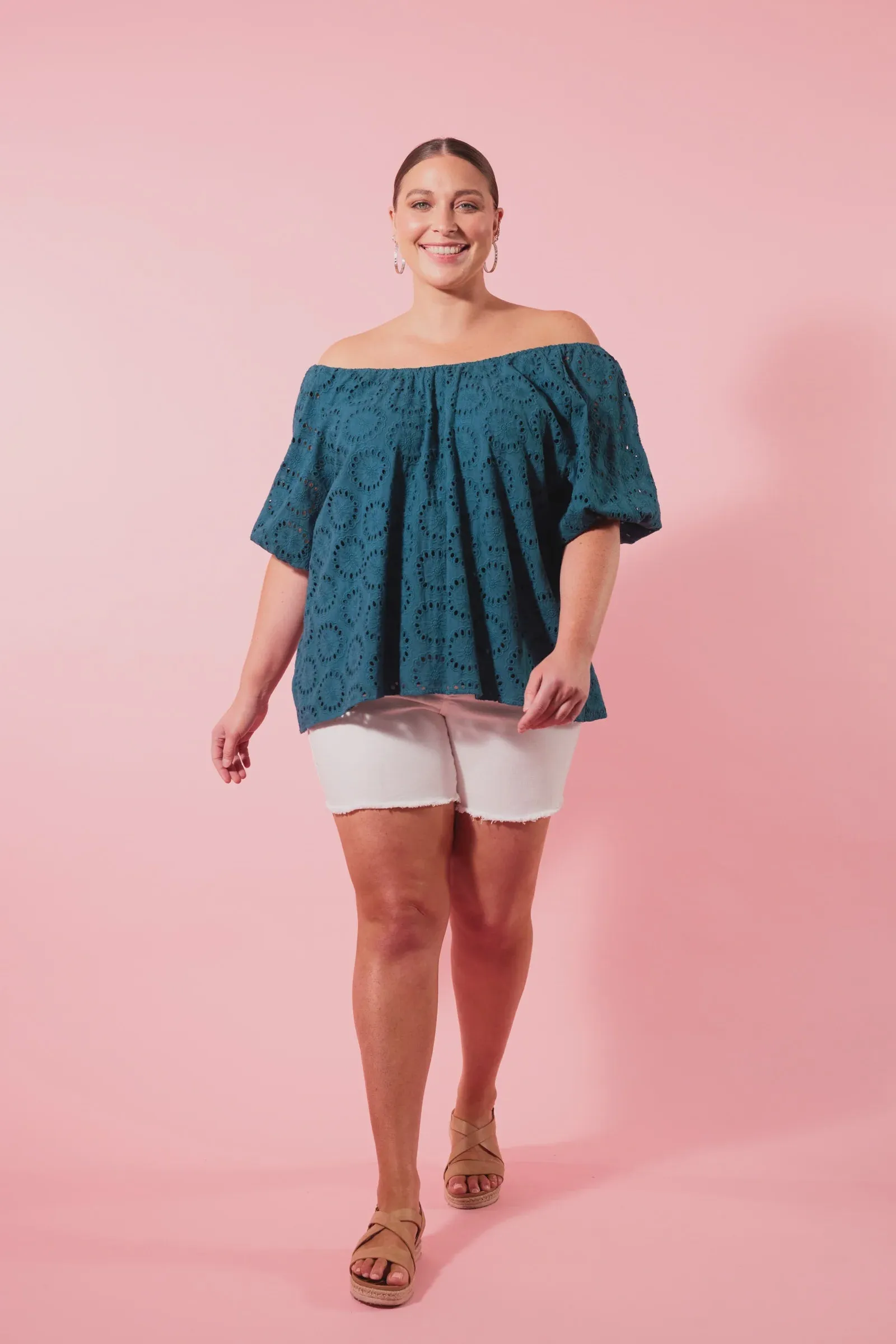 Parterre Top Teal