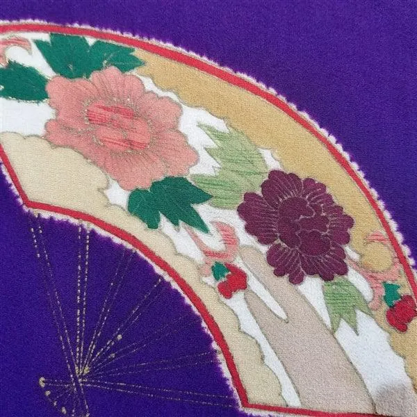 "Taisho Fans" Vintage Kimono