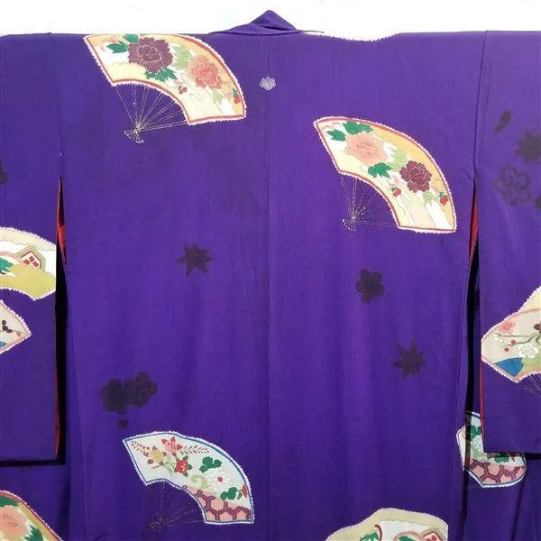 "Taisho Fans" Vintage Kimono