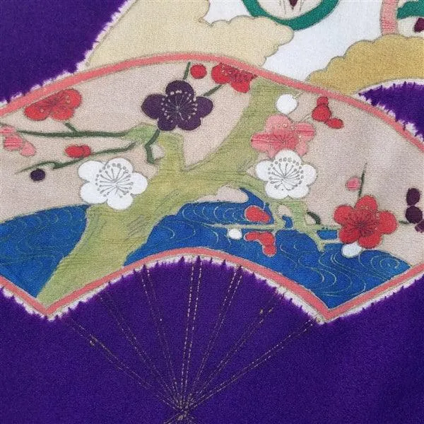 "Taisho Fans" Vintage Kimono