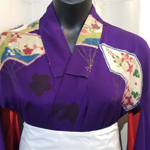 "Taisho Fans" Vintage Kimono