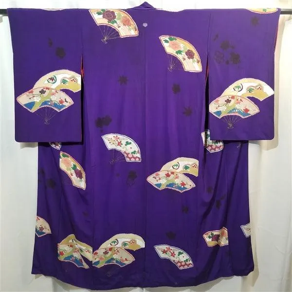 "Taisho Fans" Vintage Kimono