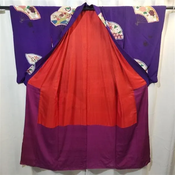 "Taisho Fans" Vintage Kimono