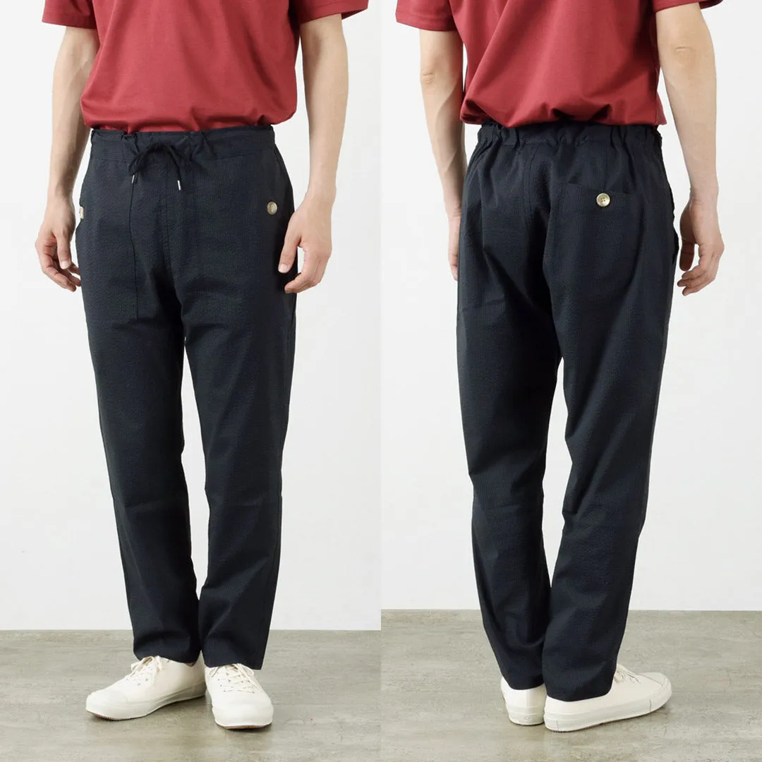 RE MADE IN TOKYO JAPAN / Coded COOLMAX seersucker ankle trousers