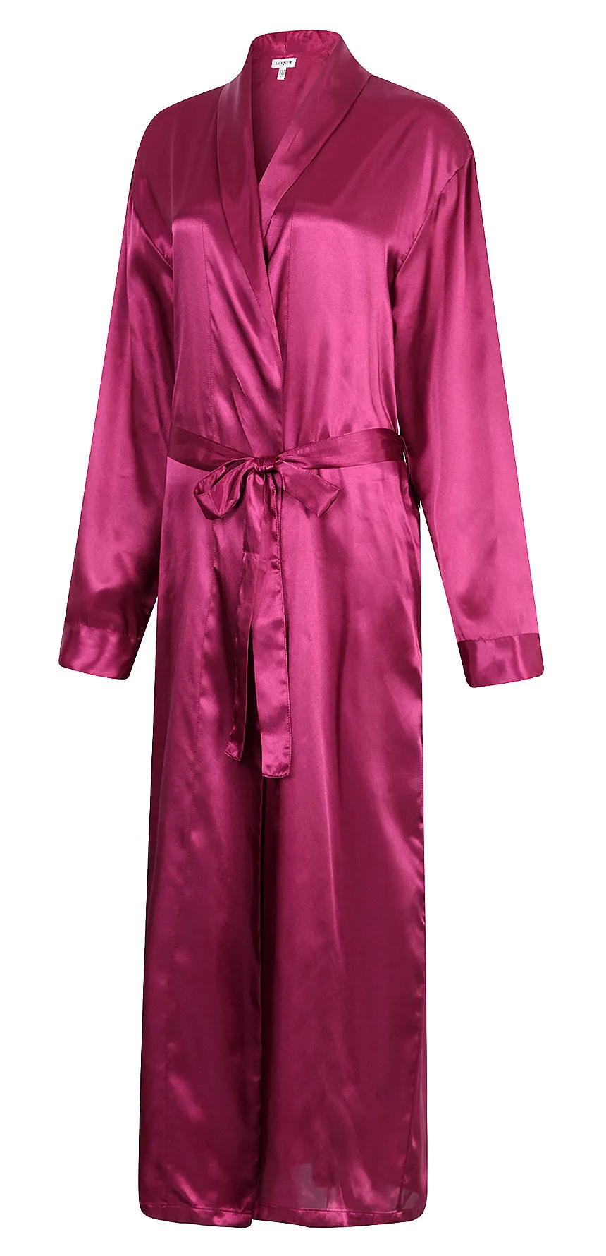 RH Mens Silk Satin Long Robe Robes Nightgown Kimono Pajamas Great Gift RHM2840