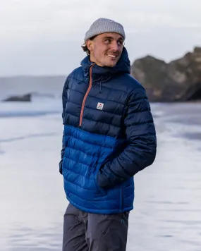 Roamer Recycled Insulated Overhead Jacket - Rich Navy/Cobalt