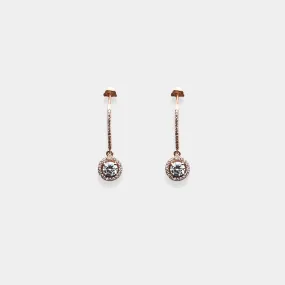 rose gold moonlit serenity earrings