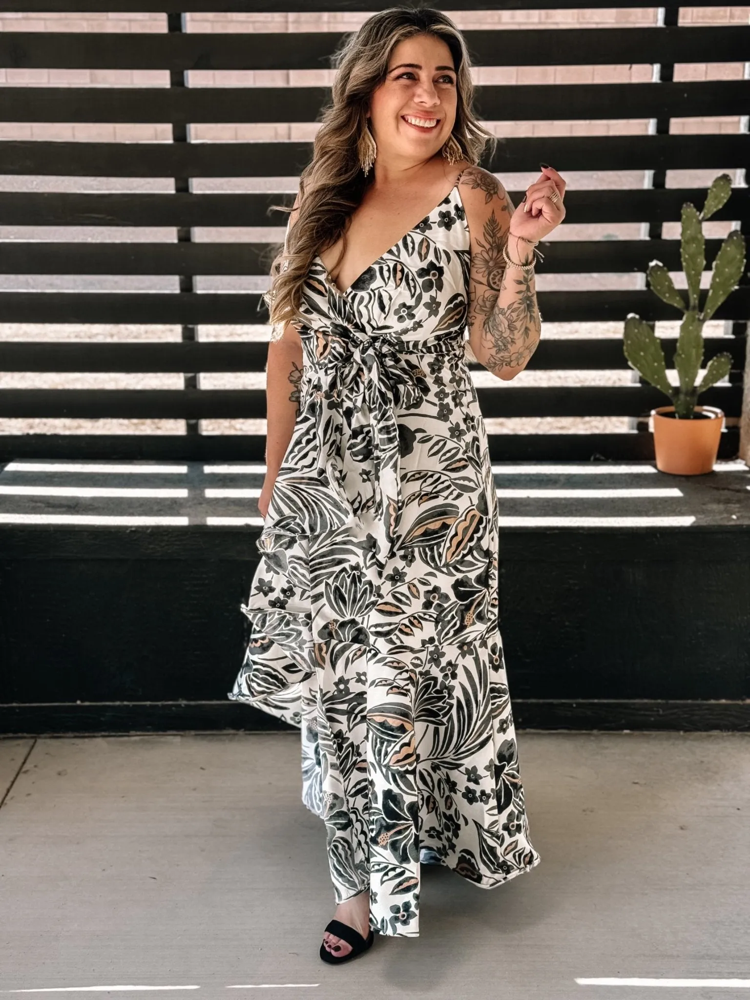 Runaway With Me Elegant Wrap Dress, Floral Print