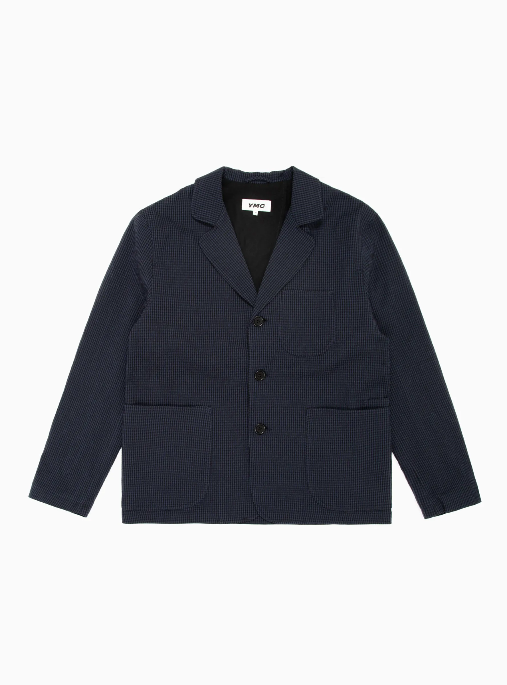 Scuttlers Jacket Navy & Black Gingham