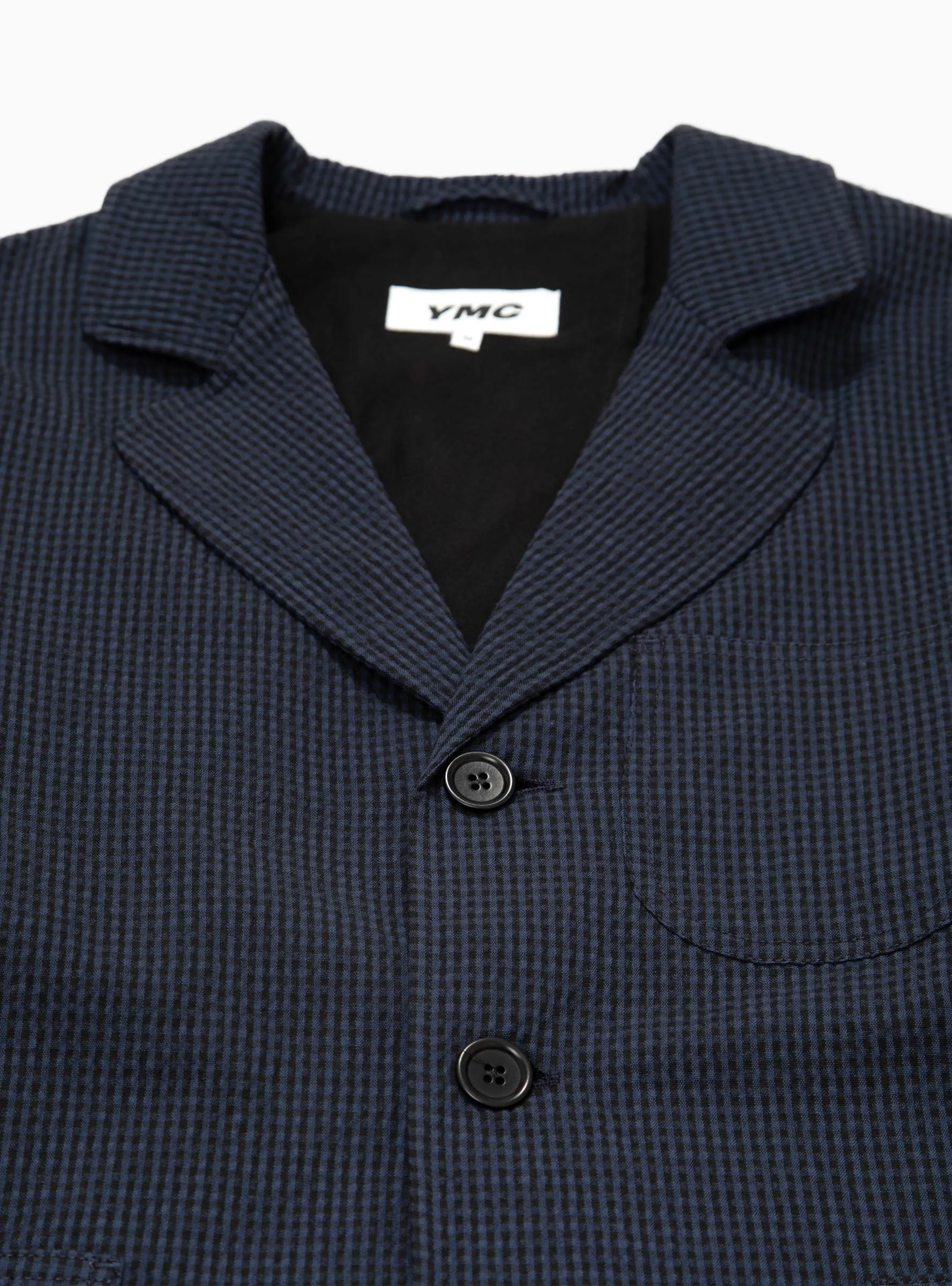 Scuttlers Jacket Navy & Black Gingham