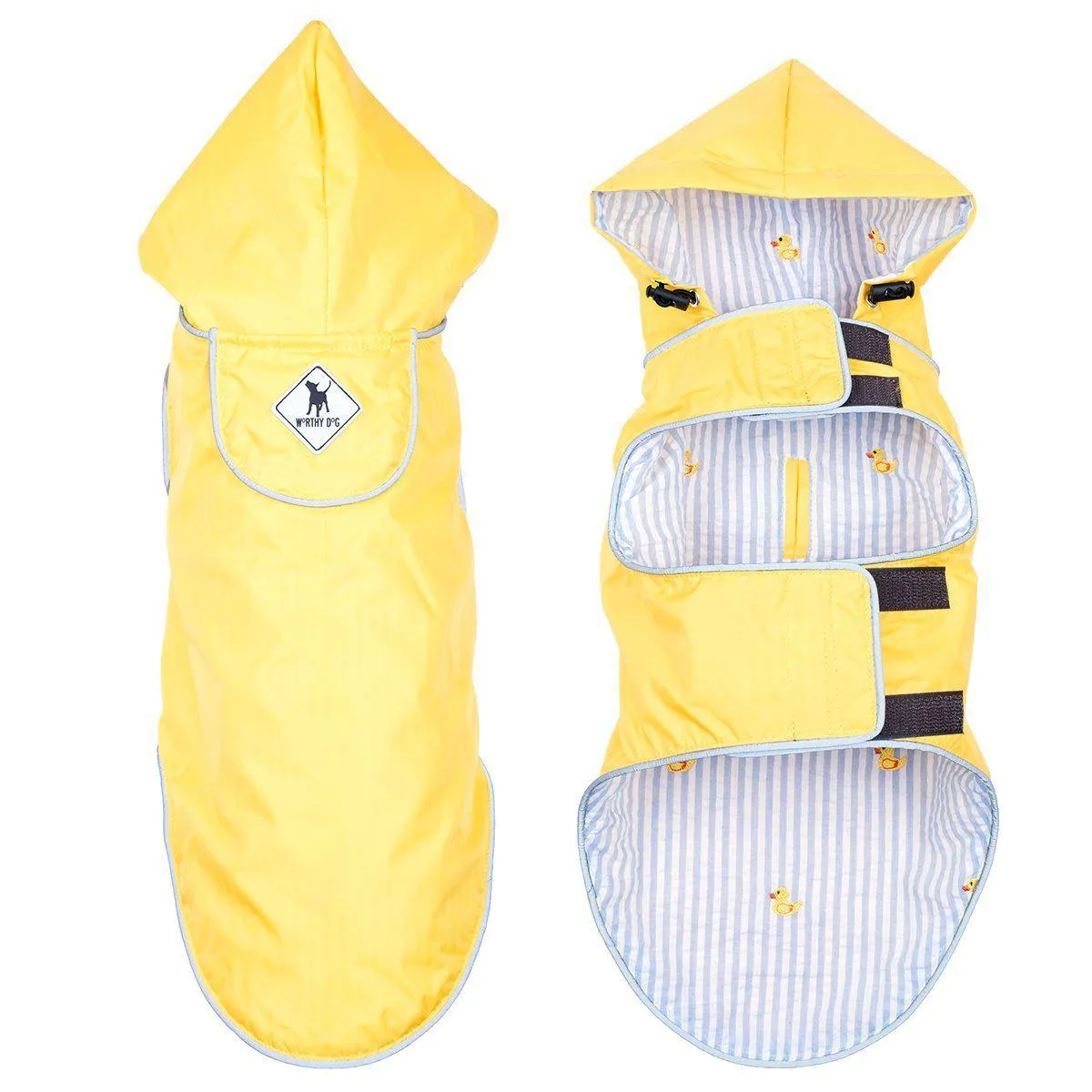 Seattle Slicker Yellow Rubber Duck Dog Jacket