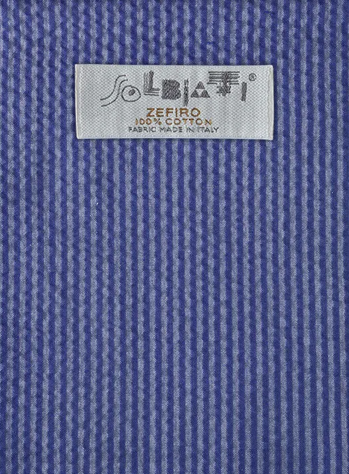 Solbiati Azure Blue Seersucker Jacket