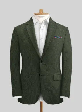 Solbiati Bottle Green Seersucker Jacket