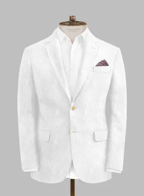 Solbiati White Seersucker Jacket