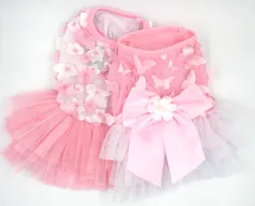 Spring Cherry Blossom Tutu Dress