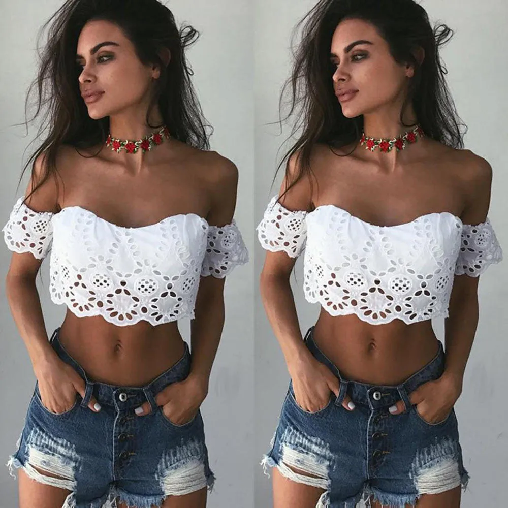 Summer Bare Shoulder's Top