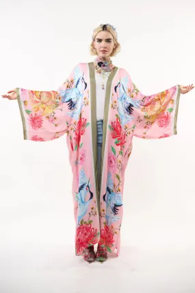 The Legend Of The Crane Maxi Kimono