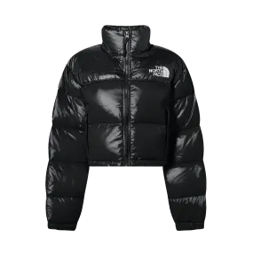 The North Face Womens Nuptse 700 Fill Short Jacket TNF 'Black'