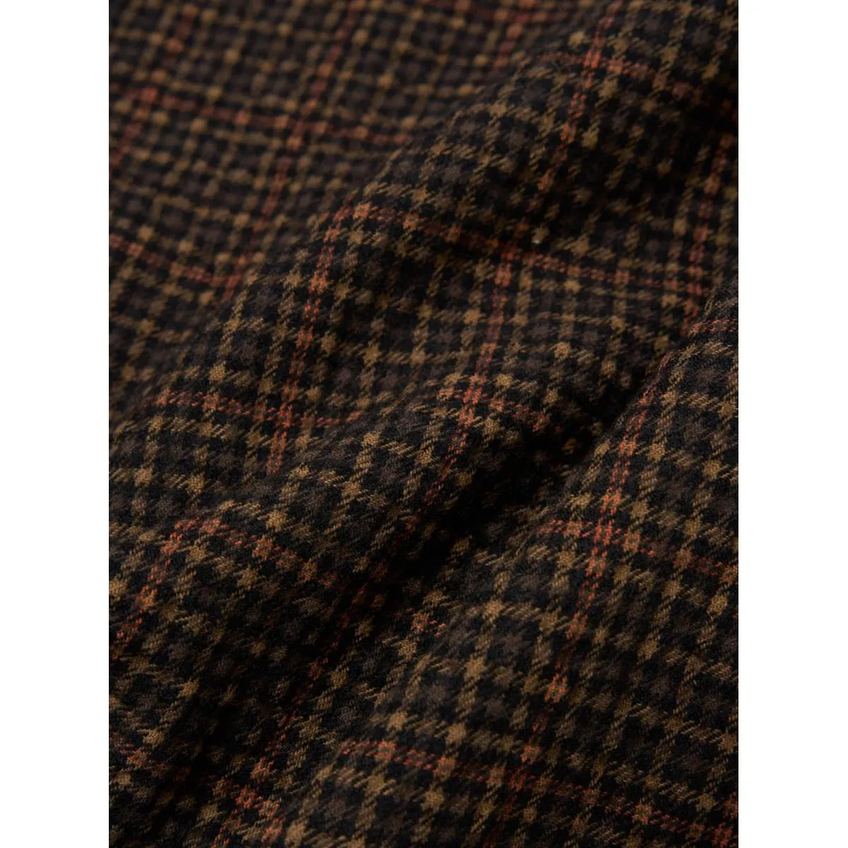 Three Button Jacket Black Olive Albuquerque Check