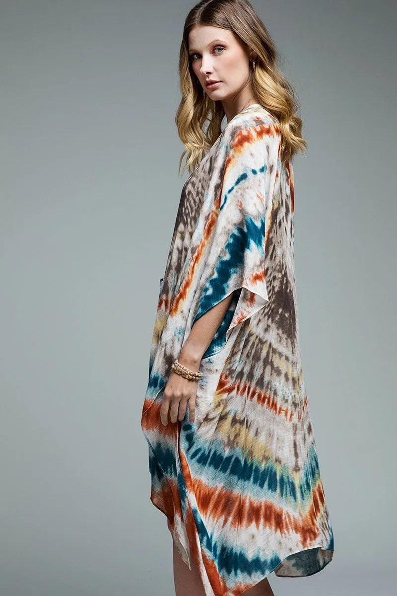 Tie Die Kimono