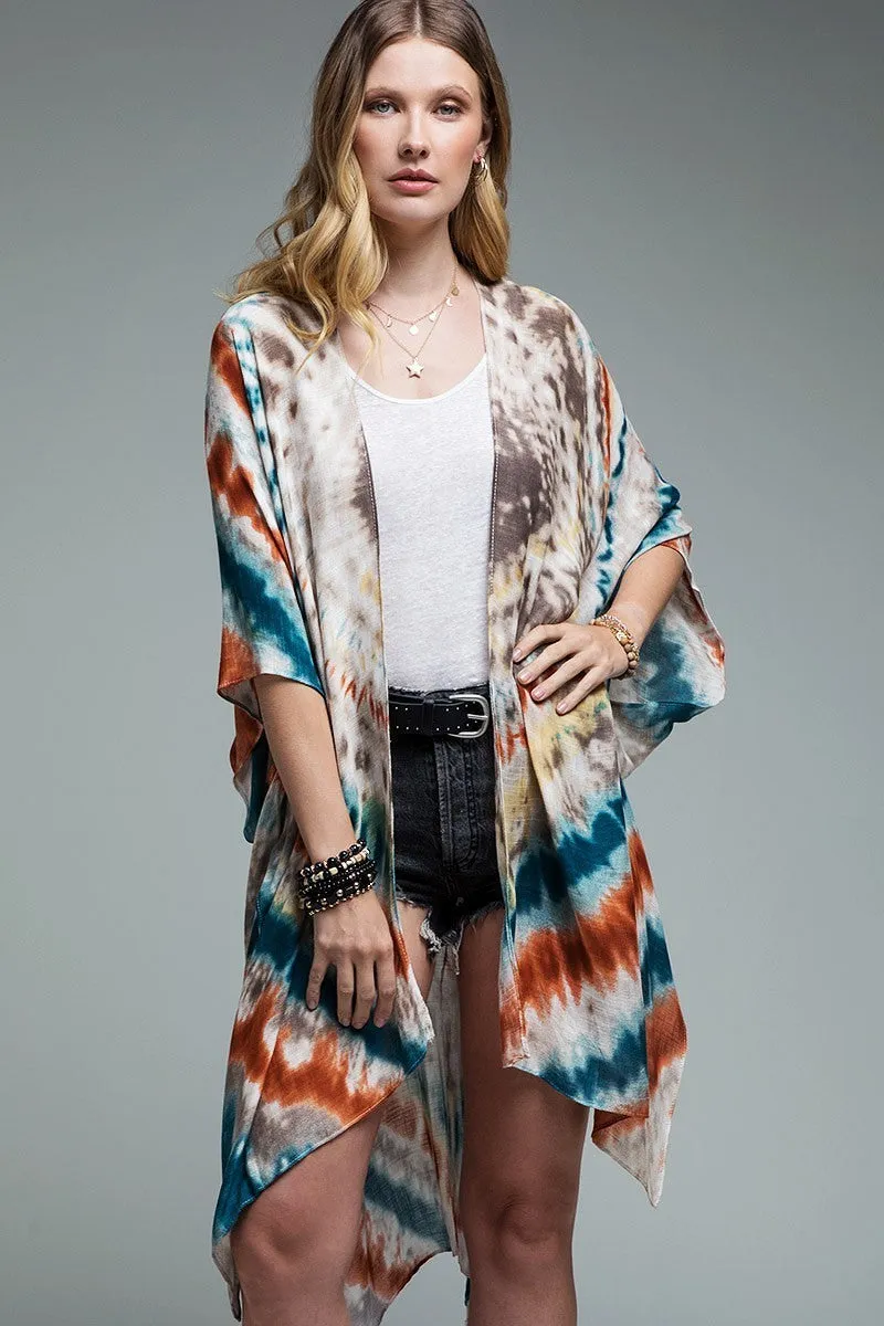 Tie Die Kimono