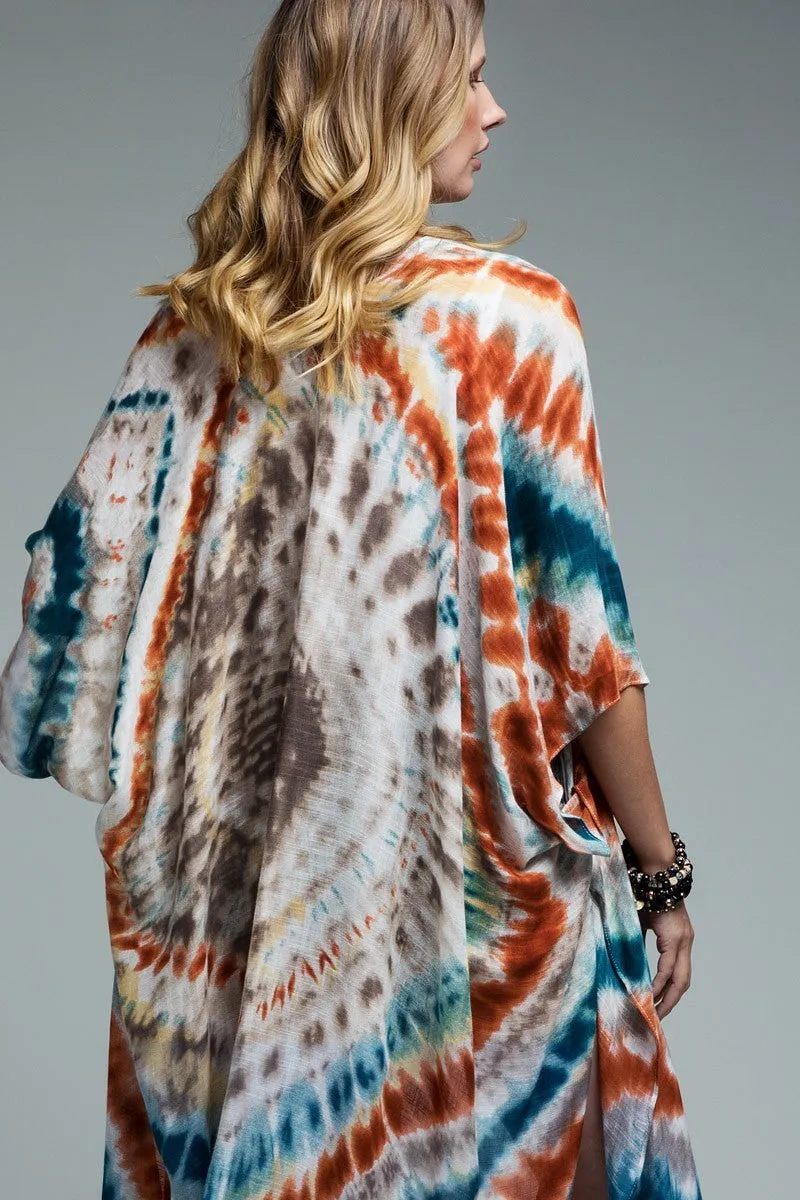 Tie Die Kimono