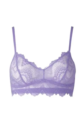 Understatement Underwear - Lace Balconette - Electric Lilac