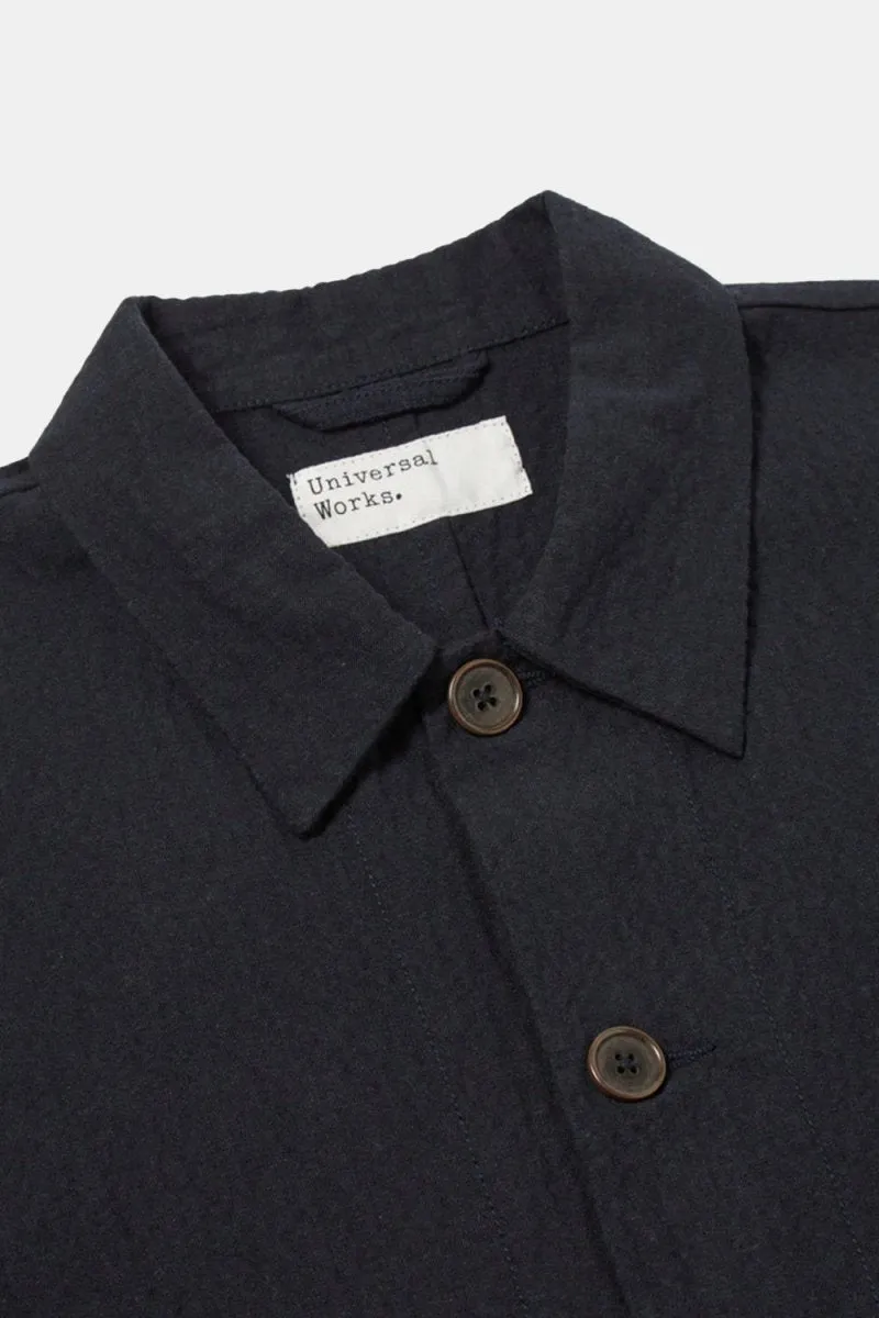 Universal Works Ospina Cotton Travail Overshirt (Dark Navy)