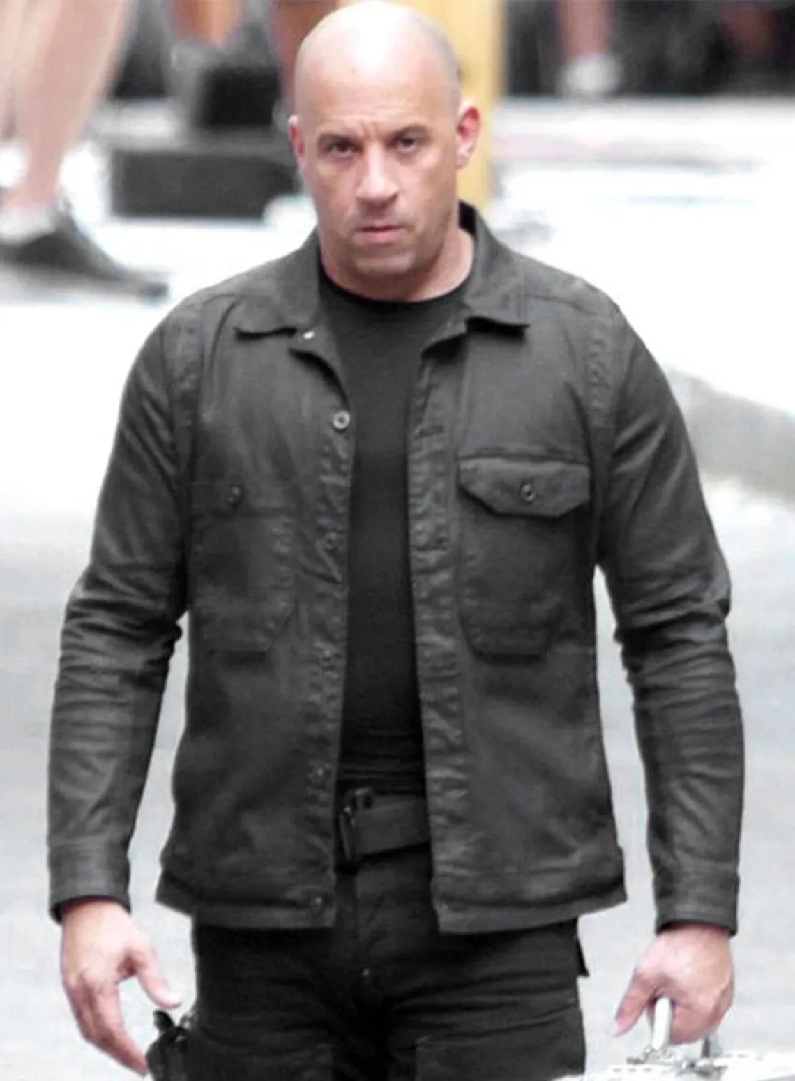 VIN DIESEL FAST and furious 8 leather jacket | men celebrity leather jacket by the jacket seller