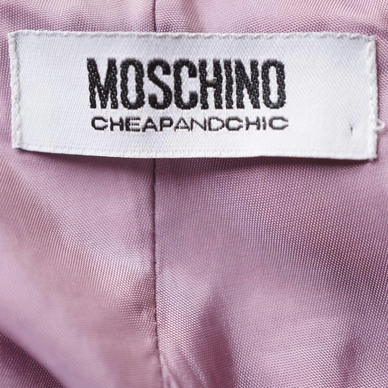 Vintage 1990s Moschino Cheap and Chic Lavender Sheath Dress - L