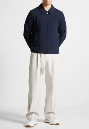 Waffle Seersucker Jacket - Navy