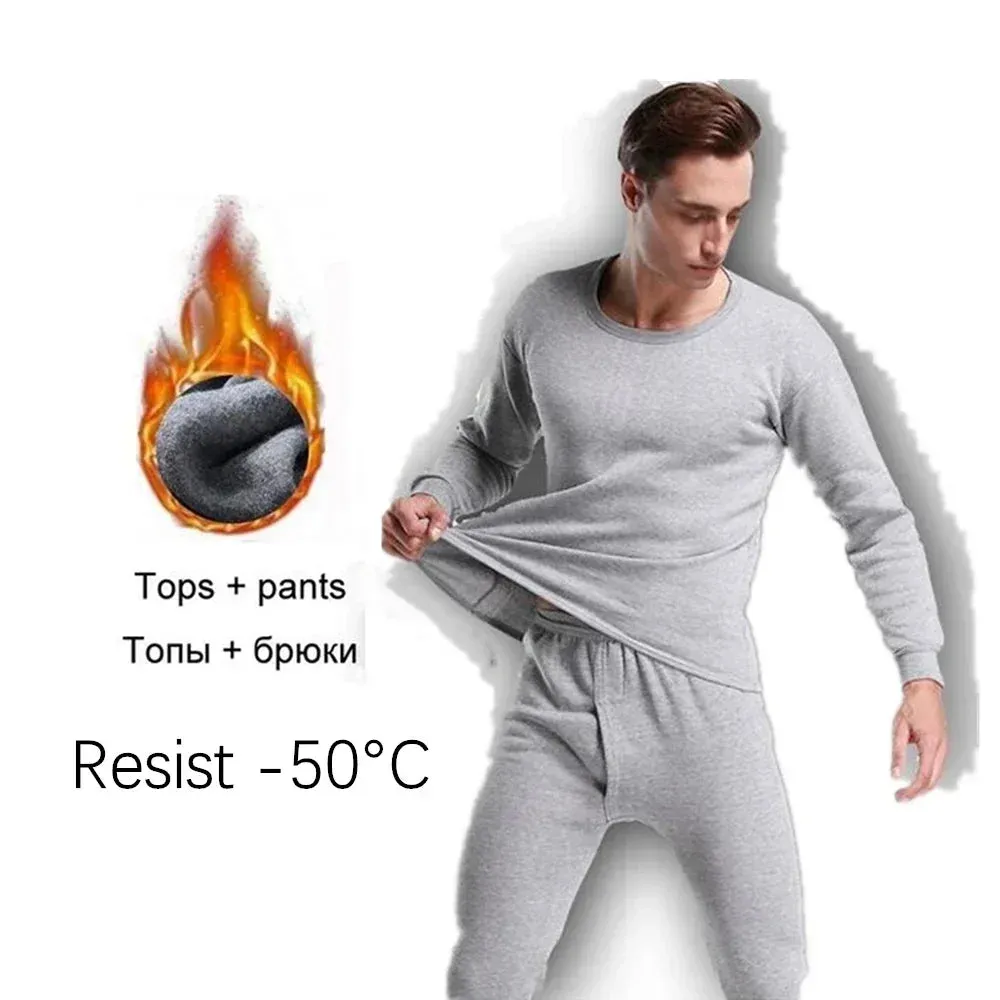 Winter Thermal Underwear for Men - Cozy & Warm