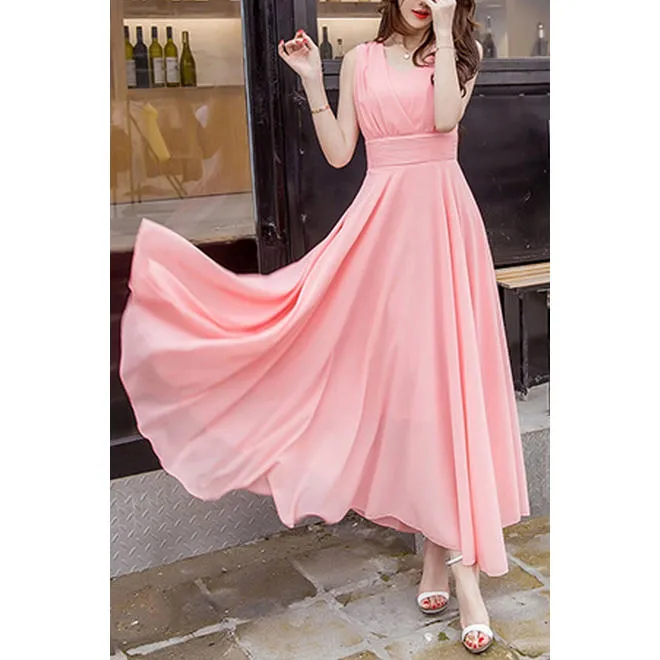 Women Scoop Neck Swing Party Dress - C282ZWD