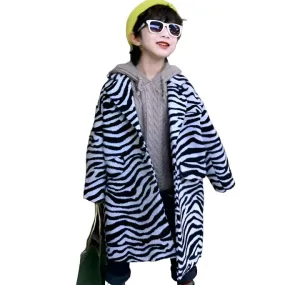 Wool Zebra Coat