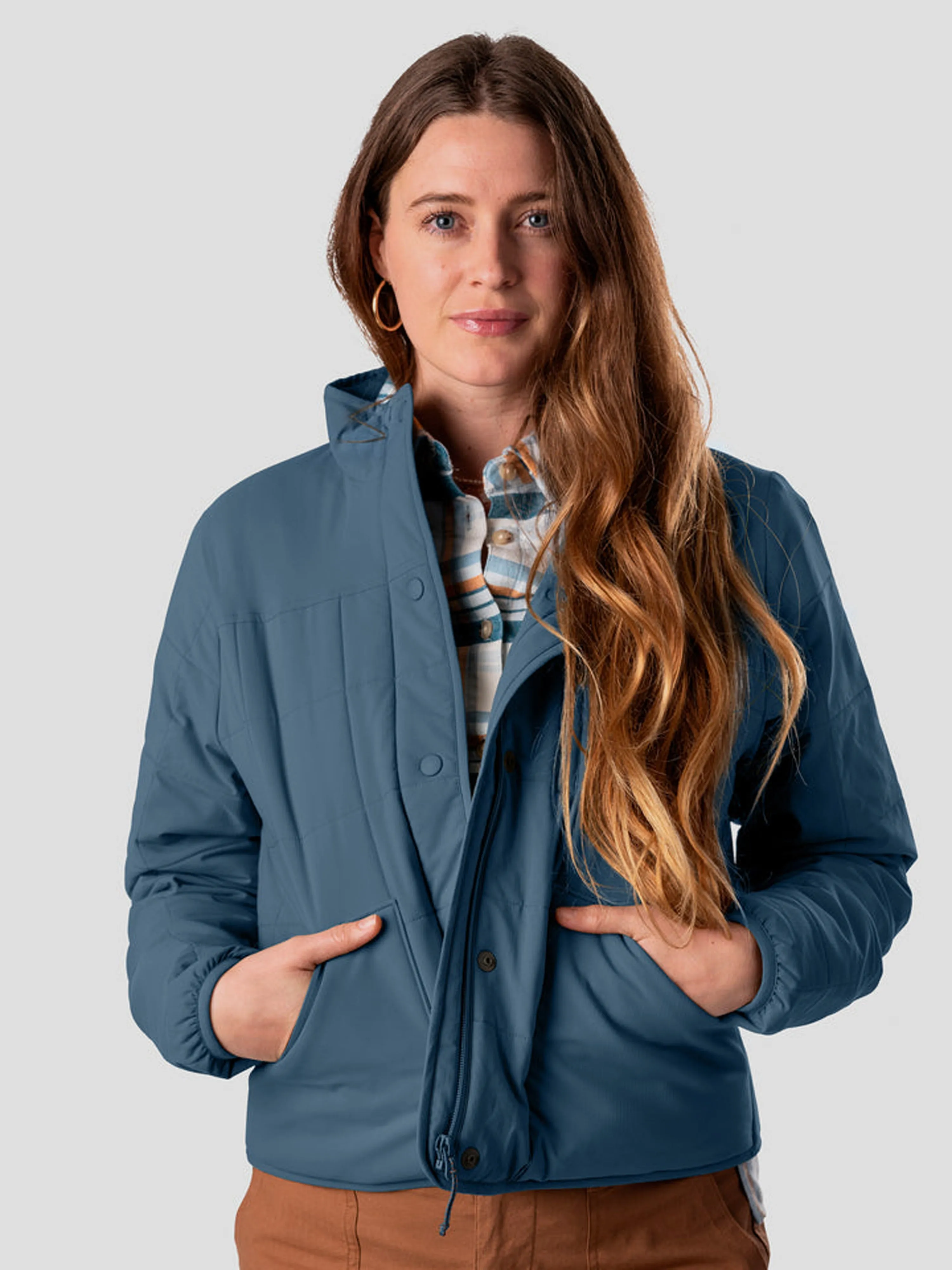 W's Airflow Insulated Jacket - Channel Blue