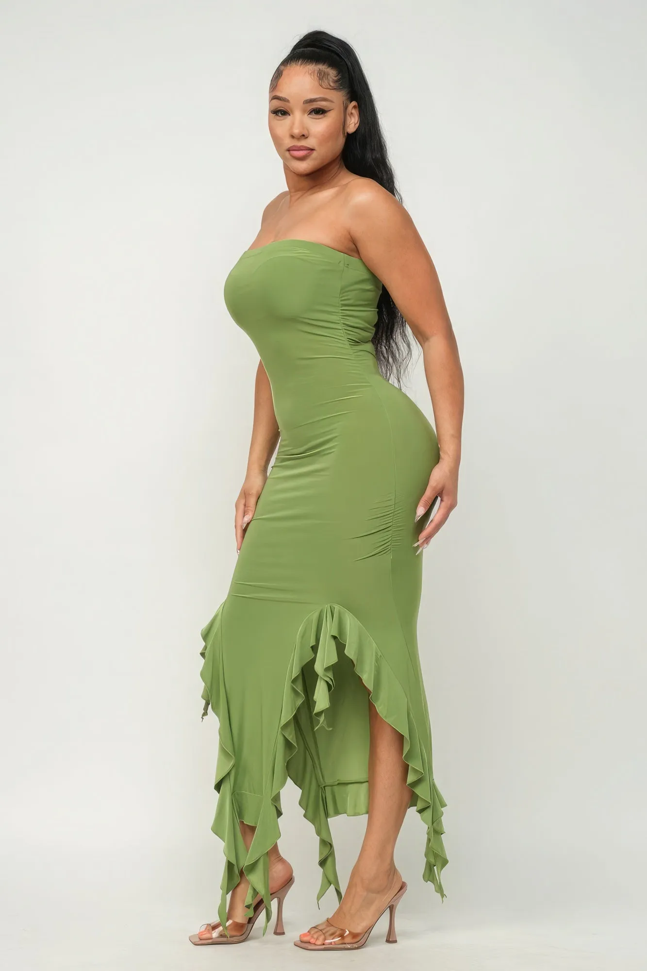 You Wish | Ruffle Tube Dress 4 Colors