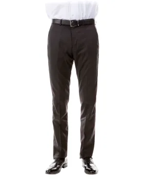 Zegarie Suit Separates Dark Grey Solid Men's Dress Pants